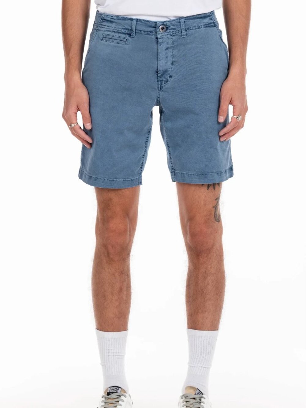 Original Paperbacks Turquoise Blue Walden Chino Shorts